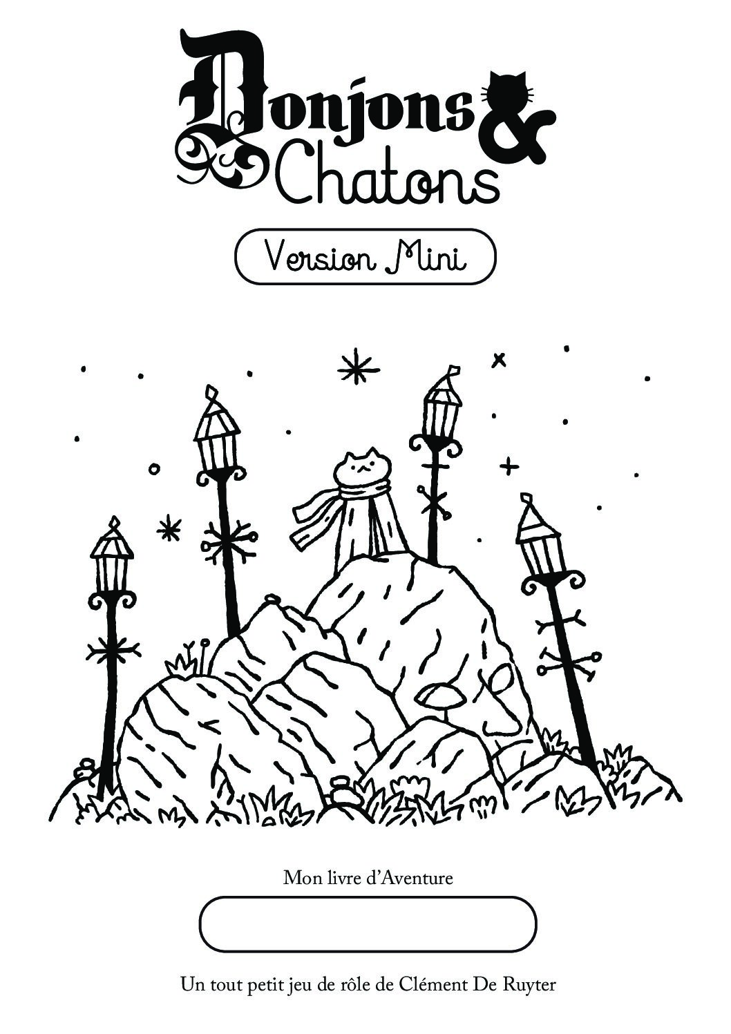 Jeu de rôle court : Donjons et Chatons – version mini par Clément de Ruyter